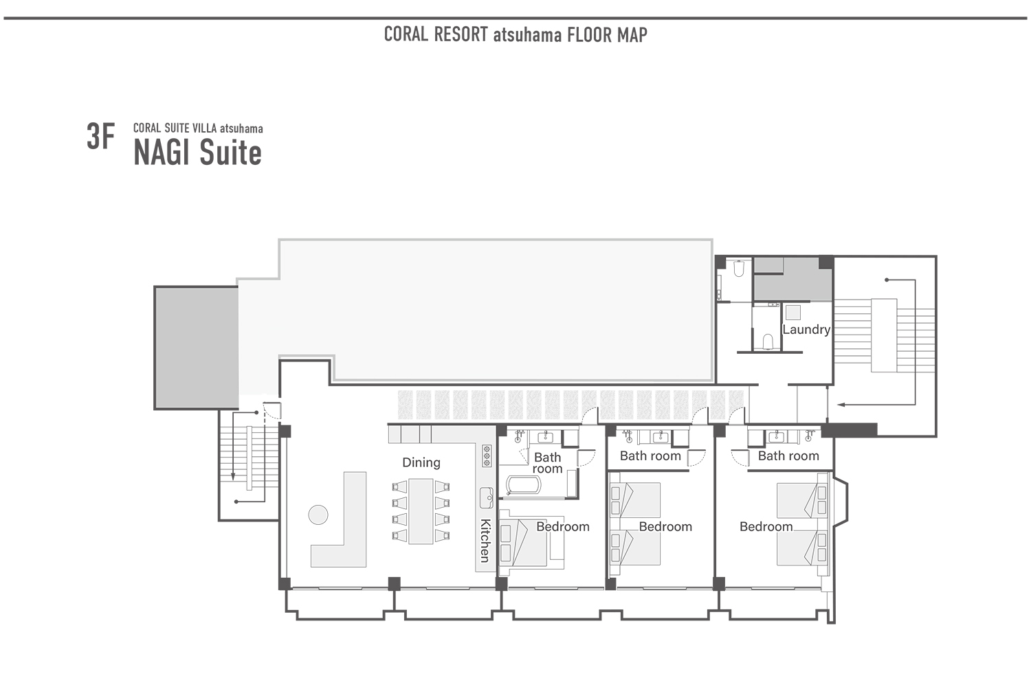 CORAL-SUITE-NAGI Suite-3階