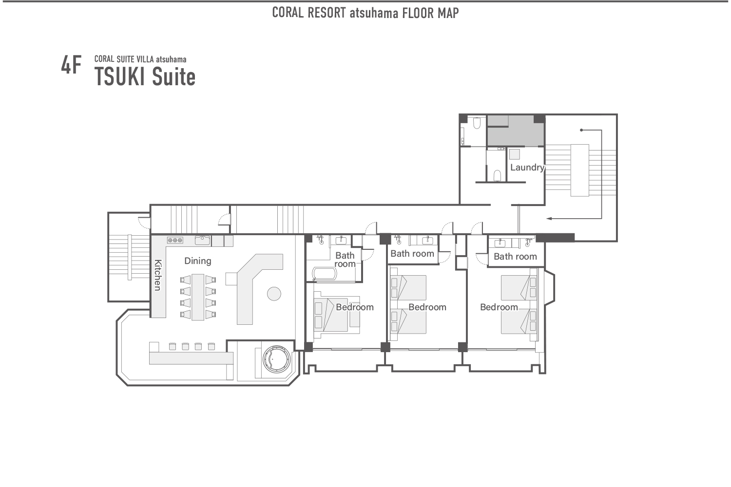 CORAL-SUITE-TSUKI Suite-4階